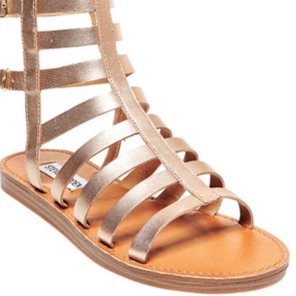 Steve Madden Gold Gladiator Sandals